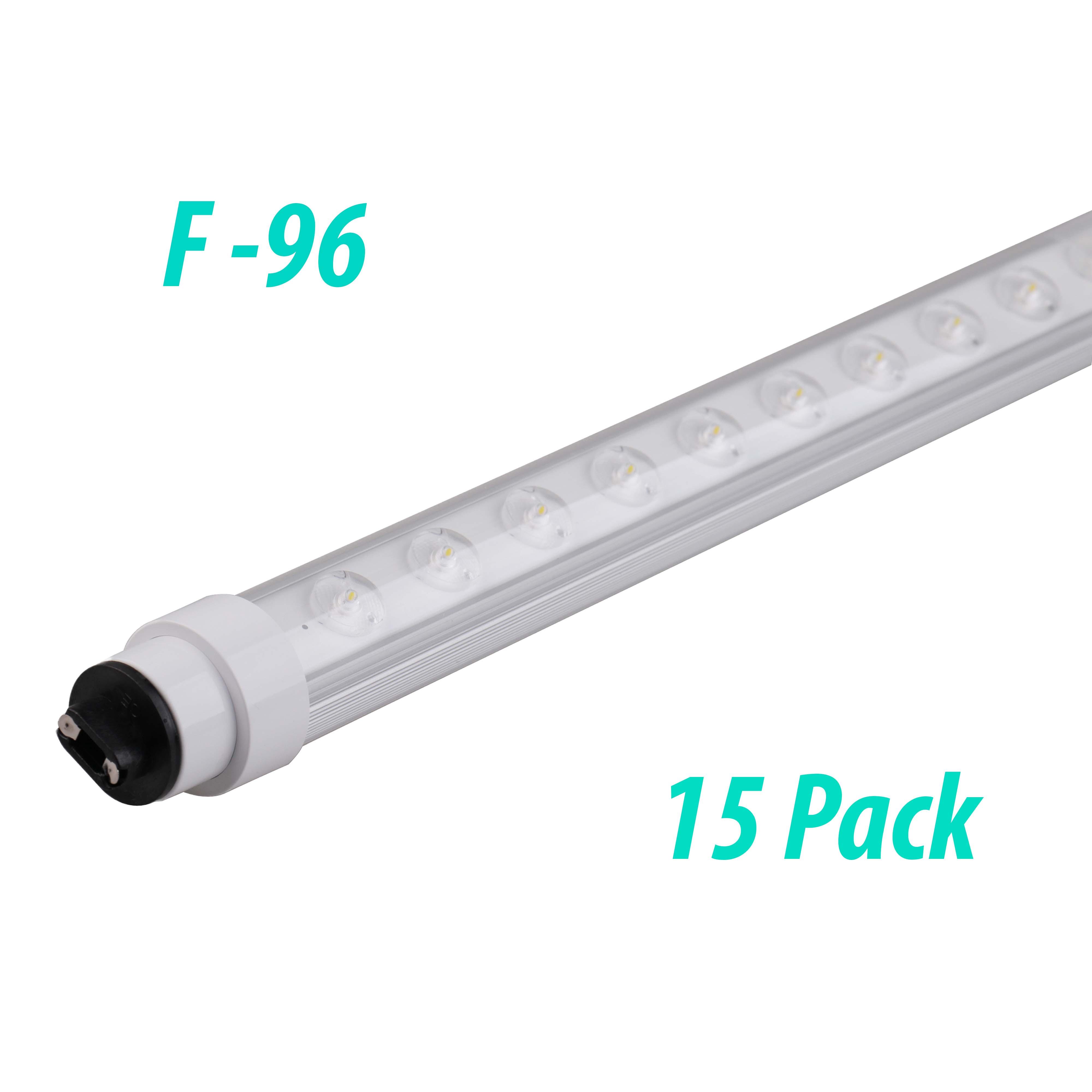 LED Sign Bulb F 96 T10 HO 6000K 56W 15 Pack