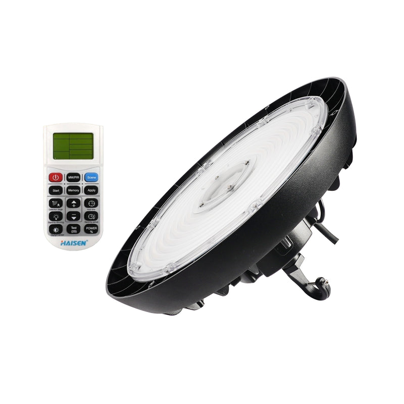 LED UFO High Bay Watt Changeable 200W/150W/100W - 28000 lumens - 5700K - Motion Sensor- IP65 Rated