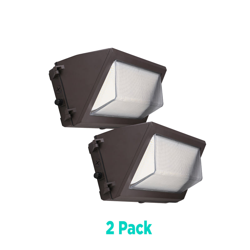 120W Wall Pack With Photocell- Battery Backup -17400 lumens - 5700K - IP65 UL-Listed