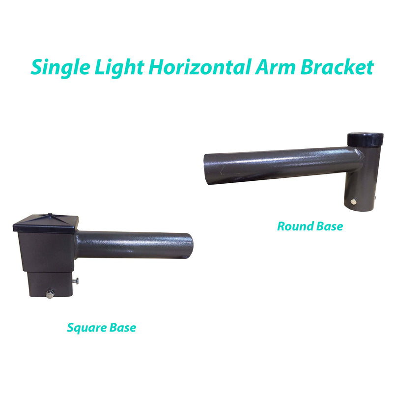 Single Spoke Arm Bracket Round Base