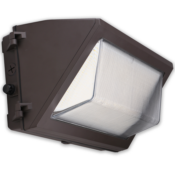 60W Wall Pack With Photocell- Battery Backup 8700 lumens - 5700K - IP65 UL-Listed