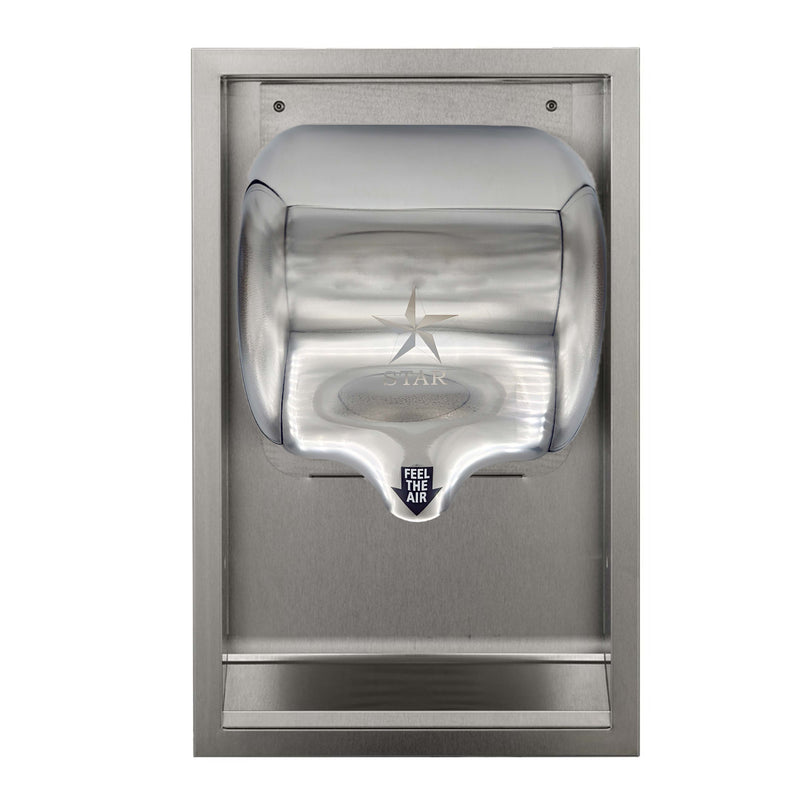 Commercial Automatic Hand Dryer - Surface Mount - Stainless Steel