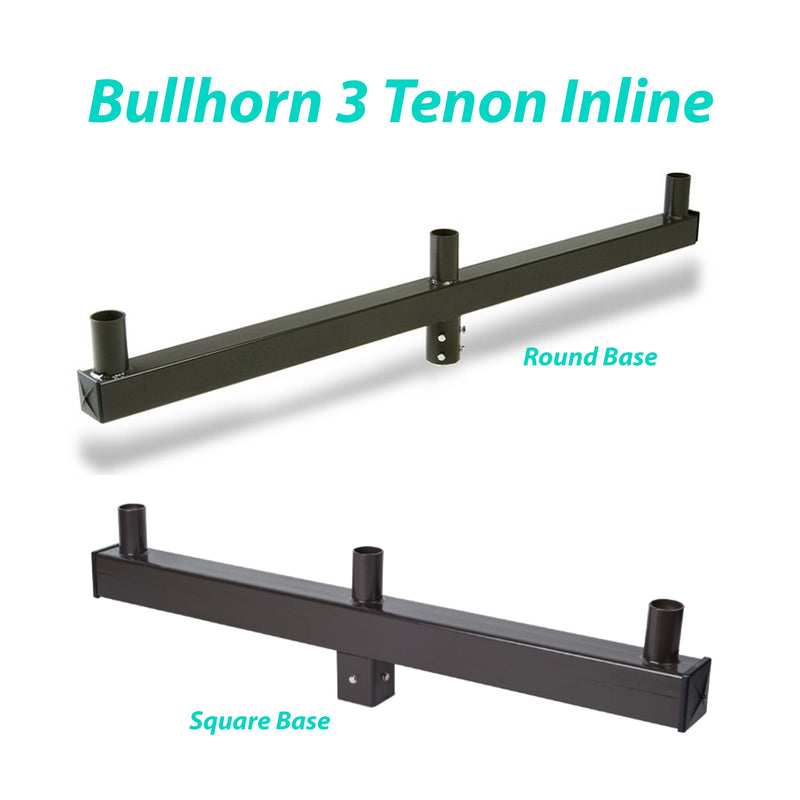 Bullhorn Square with 3 Tenon Inline