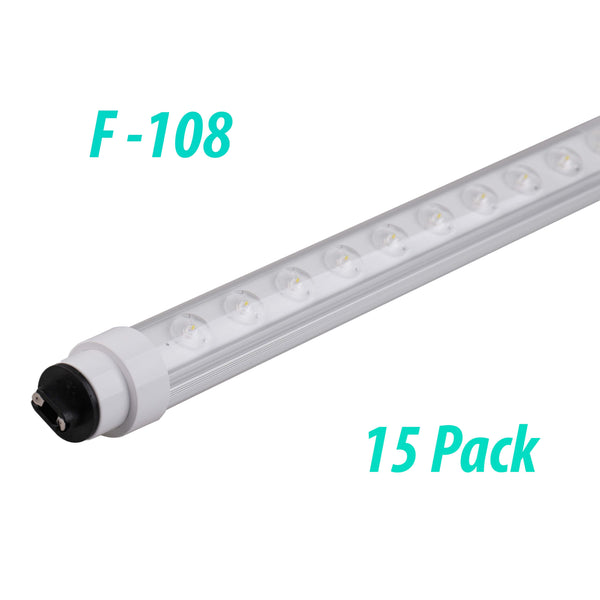 LED Sign Bulb F-108 T10 HO 6000K - 60W - 15 Pack (Additional handing charges may apply)