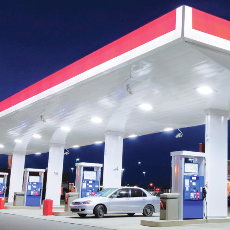 led canopy lights for gas station