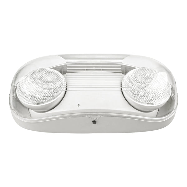 Outdoor Emergency Light - Dual Head - 90+ Minute Battery Runtime