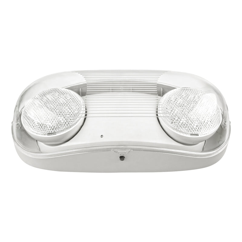 Dual Head LED Emergency Light with Battery Backup